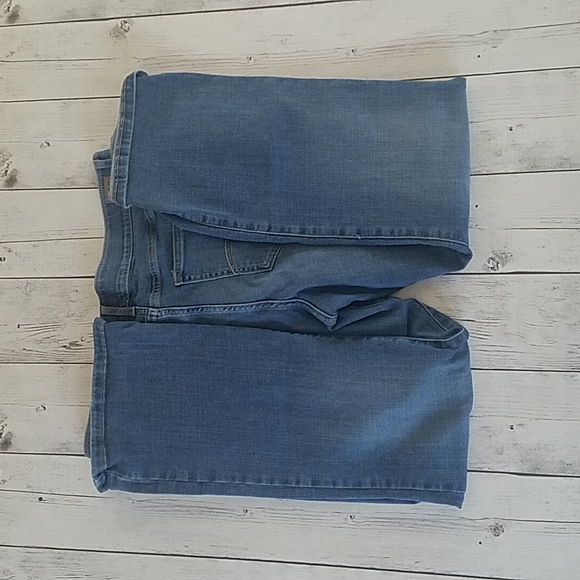 Lee Regular Fit Bootcut Mid Rise Flex Motion womens size 16 Petite jeans - Picture 7 of 8